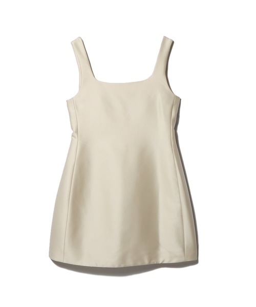 UNUS（ユナス）の「UNUS / Satin Mini Dress（ワンピース・レディース・アイボリー/ブラック・38/36）」の7枚目の写真