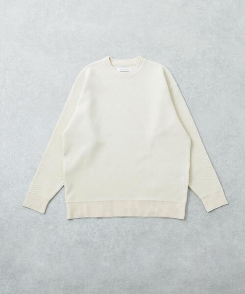 URBAN RESEARCH（アーバンリサーチ）の「モールリュクスプルオーバー（その他トップス・メンズ・アイボリー/チャコールグレー/ブラック・MEDIUM/LARGE）」の2枚目の写真