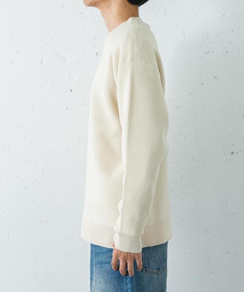 URBAN RESEARCH（アーバンリサーチ）の「モールリュクスプルオーバー（その他トップス・メンズ・アイボリー/チャコールグレー/ブラック・MEDIUM/LARGE）」の6枚目の写真