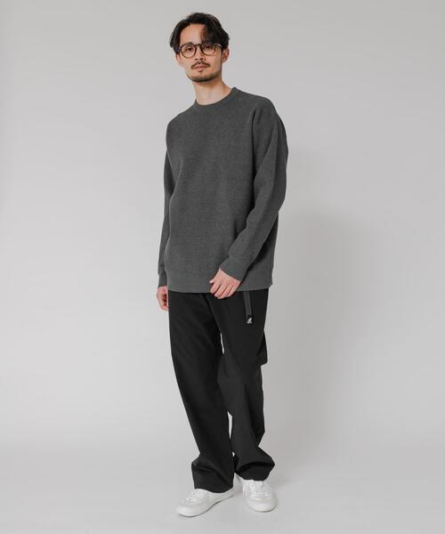 URBAN RESEARCH（アーバンリサーチ）の「モールリュクスプルオーバー（その他トップス・メンズ・アイボリー/チャコールグレー/ブラック・MEDIUM/LARGE）」の22枚目の写真