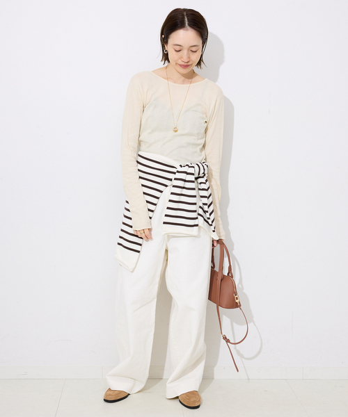 SLOBE IENA（スローブイエナ）の「Hyman Roth ミニボストン T10843（ボストンバッグ・レディース・ブラック/キャメル・FREE）」の7枚目の写真