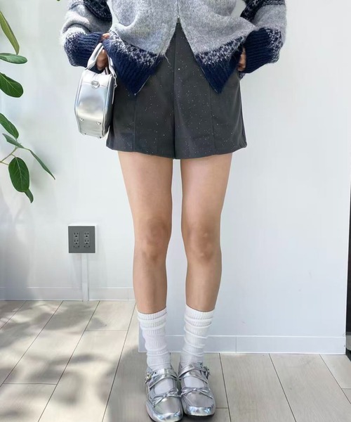 mebole(メボレ)の「ラメショートパンツ(その他パンツ・レディース・ブラック/グレー・SMALL/MEDIUM)」の20枚目の写真