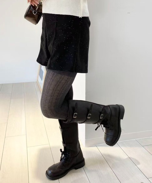mebole(メボレ)の「ラメショートパンツ(その他パンツ・レディース・ブラック/グレー・SMALL/MEDIUM)」の12枚目の写真