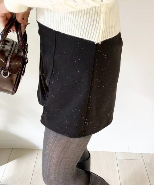 mebole(メボレ)の「ラメショートパンツ(その他パンツ・レディース・ブラック/グレー・SMALL/MEDIUM)」の15枚目の写真