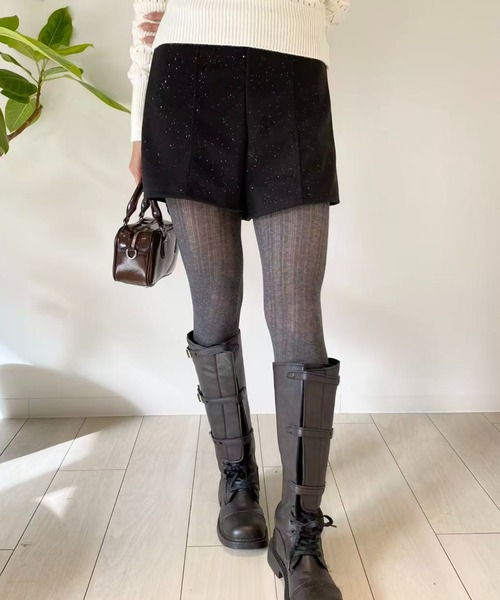 mebole(メボレ)の「ラメショートパンツ(その他パンツ・レディース・ブラック/グレー・SMALL/MEDIUM)」の6枚目の写真
