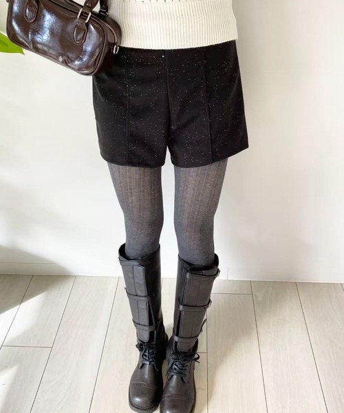 mebole(メボレ)の「ラメショートパンツ(その他パンツ・レディース・ブラック/グレー・SMALL/MEDIUM)」の8枚目の写真