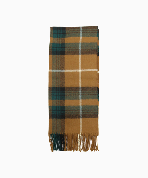 EDIFICE（エディフィス）の「MAGNIBERG（マグニバーグ）Queen scarf（マフラー・メンズ・キャメル/ブラウン/マスタード/グリーン・FREE）」の4枚目の写真