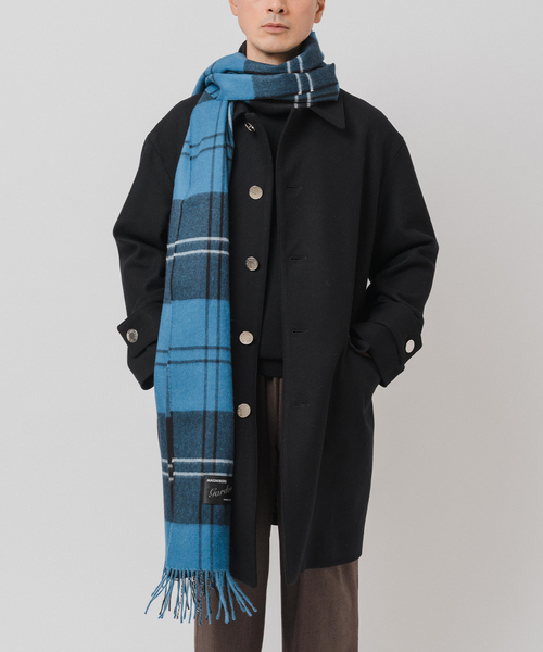 EDIFICE（エディフィス）の「MAGNIBERG（マグニバーグ）Queen scarf（マフラー・メンズ・キャメル/ブラウン/マスタード/グリーン・FREE）」の9枚目の写真