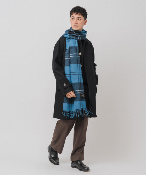 EDIFICE（エディフィス）の「MAGNIBERG（マグニバーグ）Queen scarf（マフラー・メンズ・キャメル/ブラウン/マスタード/グリーン・FREE）」の14枚目の写真