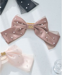 Rose Muse（ロゼミューズ）の「Tulle lap ribbon barretta（バレッタ/ヘアクリップ）」