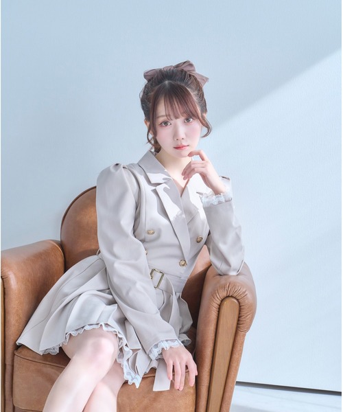 tulle lap ribbon barretta（バレッタ/ヘアクリップ）｜Rose Muse