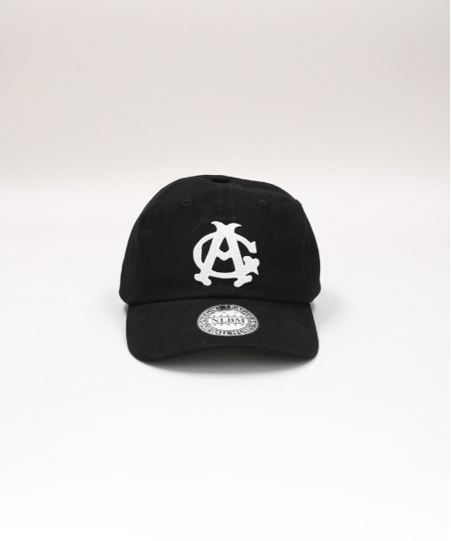 Right-on(ライトオン)の「NEGR0 LEAGUE ツイルベースボールキャップ (刺繍ロゴ/バックストラップ/UVカット)(キャップ・メンズ・ブラック・フリー)」の3枚目の写真