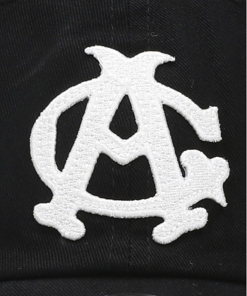 Right-on(ライトオン)の「NEGR0 LEAGUE ツイルベースボールキャップ (刺繍ロゴ/バックストラップ/UVカット)(キャップ・メンズ・ブラック・フリー)」の7枚目の写真