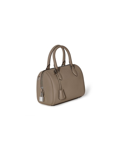 【ボナベンチュラ】バレンティナ ボストンバッグ シュリンクレザー ミニ 黒 セール】バレンティナ ボストンバッグ シュリンクレザー (ミニ