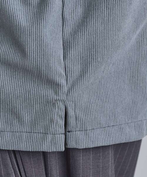 tk.TAKEO KIKUCHI（ティーケータケオキクチ）の「コーデュロイドルマンシャツ（シャツ/ブラウス・メンズ・ネイビー/ライトグレー/ブラック・02/03）」の21枚目の写真