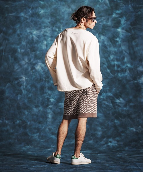 Jih Nunc(ジーヌンク)の「mp14515-総柄ジャガードニットショートパンツ(JIH-H262002)(その他パンツ・メンズ・ブラック×グレー/ブラウン/ブラック×ホワイト・L/M/S)」の17枚目の写真