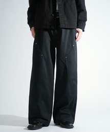 Starting Over（スターティングオーバー）の「side double knee baggy pants/サイド ダブルニー バギーパンツ ツイル/デニムパンツ（デニムパンツ）」