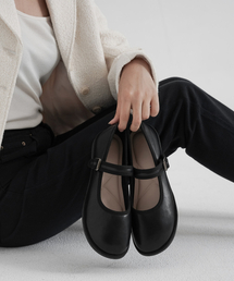 CHAAKAN（チャカン靴）の「ソップメリージェーンレザーフラットシューズPMLTR3f866（バレエシューズ）」