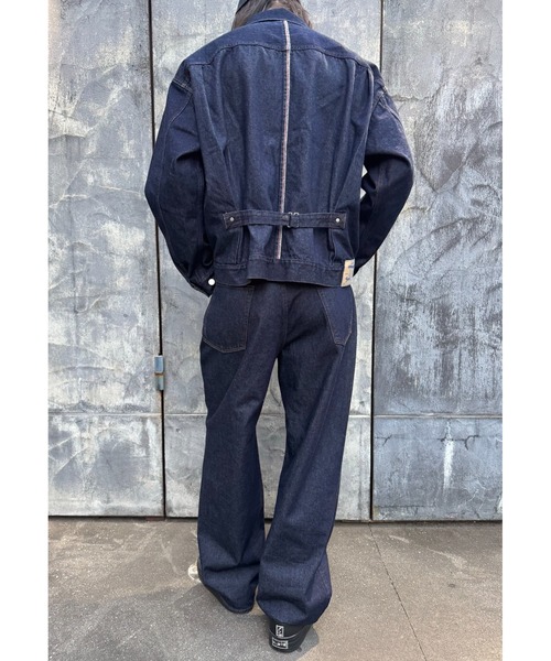 SHINYAKOZUKA(シンヤコヅカ)の「ORDINARY CITY STRAIGHT(ISSUE#8)(デニムパンツ・メンズ・インディゴブルー・X-SMALL/MEDIUM/SMALL)」の4枚目の写真