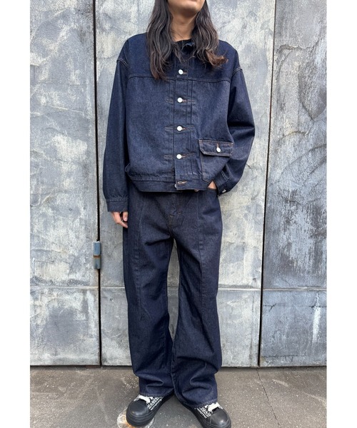 SHINYAKOZUKA(シンヤコヅカ)の「ORDINARY CITY STRAIGHT(ISSUE#8)(デニムパンツ・メンズ・インディゴブルー・X-SMALL/MEDIUM/SMALL)」の5枚目の写真