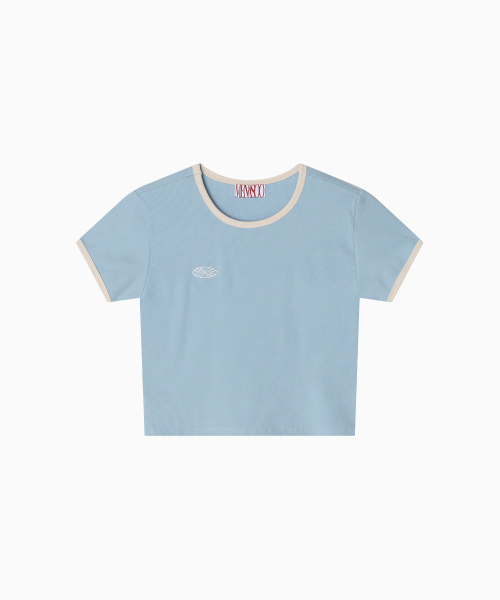 MENASOO（ミナス）の「MNS Span Crop T Shirt_Skyblue（Tシャツ/カットソー・レディース・その他・1/2）」の9枚目の写真