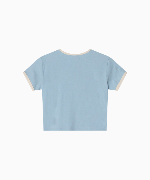 MENASOO（ミナス）の「MNS Span Crop T Shirt_Skyblue（Tシャツ/カットソー・レディース・その他・1/2）」の10枚目の写真