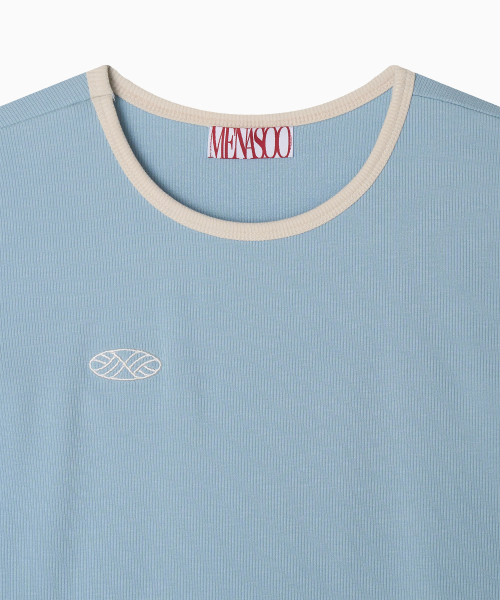 MENASOO（ミナス）の「MNS Span Crop T Shirt_Skyblue（Tシャツ/カットソー・レディース・その他・1/2）」の11枚目の写真