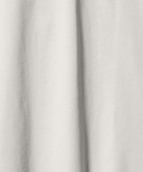 green label relaxing（グリーンレーベルリラクシング）の「LONG FIBER COTTON クリア モックネック 長袖 Tシャツ（Tシャツ/カットソー・メンズ・ブラック/ライトグレー/ホワイト・M/L/S/XL）」の14枚目の写真