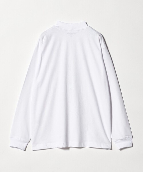 green label relaxing（グリーンレーベルリラクシング）の「LONG FIBER COTTON クリア モックネック 長袖 Tシャツ（Tシャツ/カットソー・メンズ・ブラック/ライトグレー/ホワイト・M/L/S/XL）」の16枚目の写真