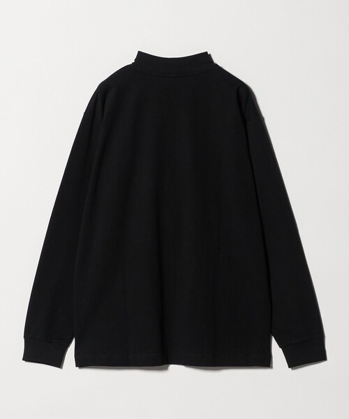 green label relaxing（グリーンレーベルリラクシング）の「LONG FIBER COTTON クリア モックネック 長袖 Tシャツ（Tシャツ/カットソー・メンズ・ブラック/ライトグレー/ホワイト・M/L/S/XL）」の20枚目の写真