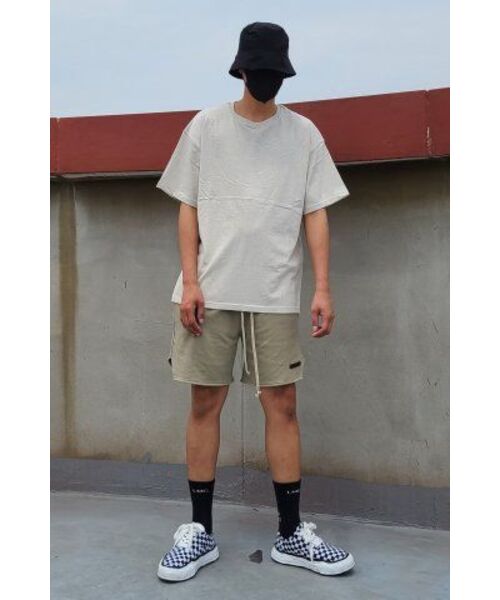 ATTENTIONROW(アテンションロー)の「ライフバランスイージーセットアップトレーニングショーツ(カーキ)(その他パンツ・メンズ・その他・1)」の9枚目の写真