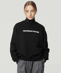 NCOVER（エヌカバー）の「YESTERDAYS PAPER LOGO SWEATSHIRT-BLACK（スウェット）」