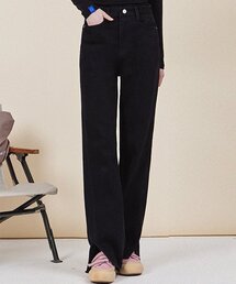 HAINT（ヘイント）の「ニクシスリットロングワイドパンツ（デニムパンツ）」