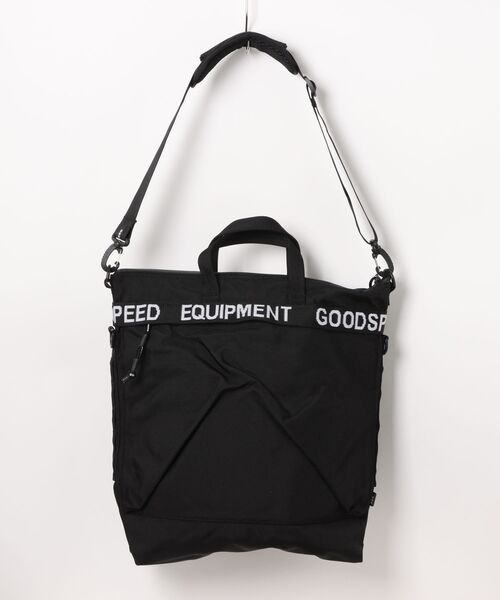 GOODSPEED equipment(グットスピードイクイップメント)の「Helmet Bag(トートバッグ・メンズ・オレンジ/ブラック/オフホワイト/ターコイズブルー・ONE SIZE)」の16枚目の写真