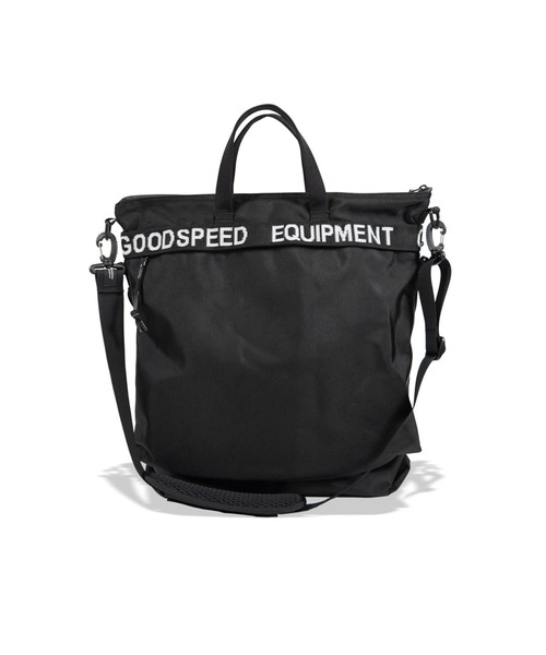 GOODSPEED equipment(グットスピードイクイップメント)の「Helmet Bag(トートバッグ・メンズ・オレンジ/ブラック/オフホワイト/ターコイズブルー・ONE SIZE)」の5枚目の写真