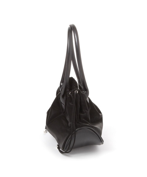 LAKOLE（ラコレ）の「ヌバック風ドロストショルダーバッグ / 633897（ハンドバッグ・レディース・ライトブラウン/ブラック・FREE）」の13枚目の写真