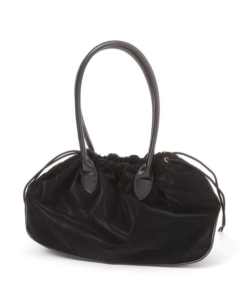 LAKOLE（ラコレ）の「ヌバック風ドロストショルダーバッグ / 633897（ハンドバッグ・レディース・ライトブラウン/ブラック・FREE）」の14枚目の写真