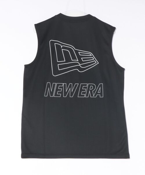 NEW ERA(ニューエラ)の「ニューエラ パフォーマンスアパレル ノースリーブシャツ(タンクトップ・メンズ・ブラック/ホワイト・XXL/XL/L/M/S)」の3枚目の写真