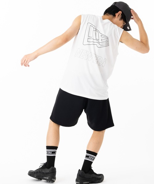 NEW ERA(ニューエラ)の「ニューエラ パフォーマンスアパレル ノースリーブシャツ(タンクトップ・メンズ・ブラック/ホワイト・XXL/XL/L/M/S)」の10枚目の写真