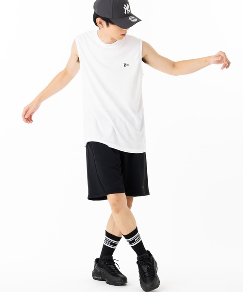 NEW ERA(ニューエラ)の「ニューエラ パフォーマンスアパレル ノースリーブシャツ(タンクトップ・メンズ・ブラック/ホワイト・XXL/XL/L/M/S)」の9枚目の写真