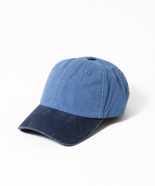 FRUIT OF THE LOOM（フルーツオブザルーム）の「EX Baseball Low Cap Pigment 2tone / 無地 2トーン ベースボール ローキャップ（キャップ・メンズ・ミント/ピンク/アイボリー/ブラック/オフホワイト/ブルー/ライトブラウン/ブラック系その他・FREE）」の7枚目の写真