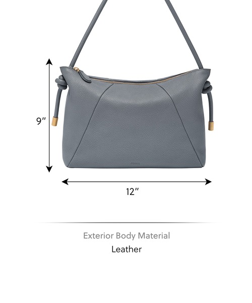 FOSSIL(フォッシル)の「フォッシル 肩かけバッグ レディース レザー ブルー スマホ収納可 ZB11119450(ショルダーバッグ・レディース・ブルー・FREE)」の6枚目の写真