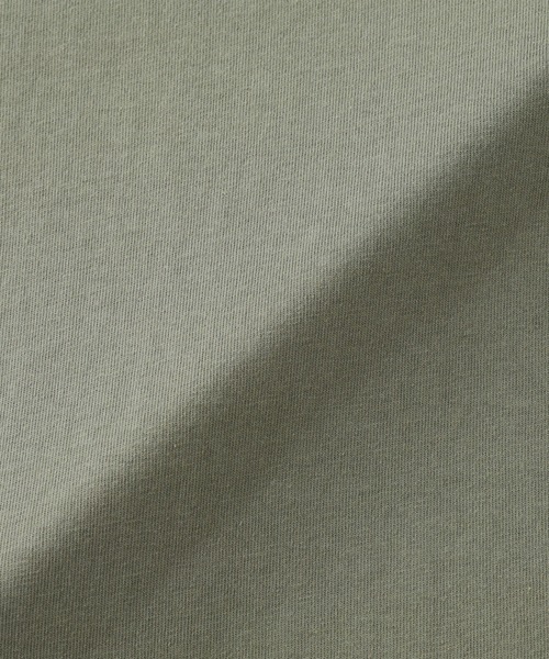 無印良品（ムジルシリョウヒン）の「紳士　洗いざらし太番手クルーネック長袖Ｔシャツ（Tシャツ/カットソー・メンズ・ブラウン系/スモーキーグリーン系/チャコールグレー/ブルー系/ホワイト・L/XL/S/M）」の12枚目の写真