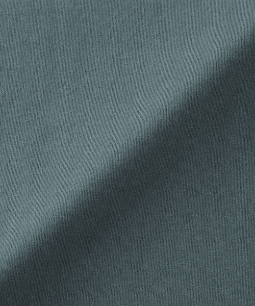 無印良品（ムジルシリョウヒン）の「紳士　洗いざらし太番手クルーネック長袖Ｔシャツ（Tシャツ/カットソー・メンズ・ブラウン系/スモーキーグリーン系/チャコールグレー/ブルー系/ホワイト・L/XL/S/M）」の7枚目の写真