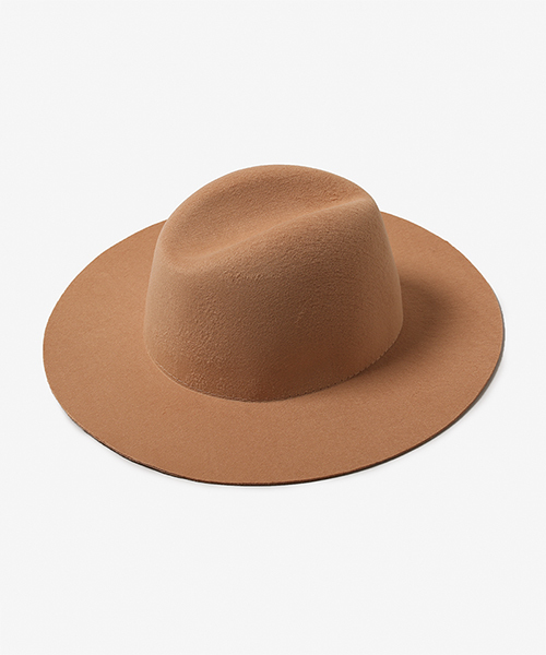 NANO universe（ナノユニバース）の「F/PEウールロングブリムハット（ハット・メンズ・ベージュ/ブラック/ブラウン・FREE）」の3枚目の写真