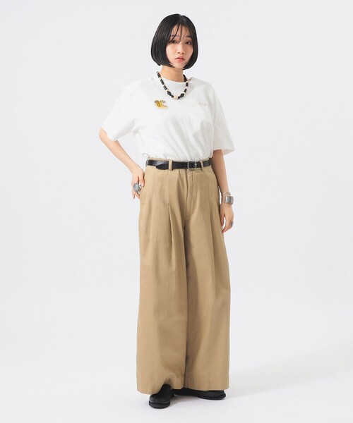 東洋エンタープライズ(トーヨーエンタープライズ)の「【別注】テーラー東洋 / 50th 50% スカ Tシャツ(Tシャツ/カットソー・レディース・ネイビー/ホワイト/ブラック・ONE SIZE)」の4枚目の写真