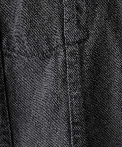 abahouse mavie（アバハウスマヴィ）の「【オリジナル】デニムショートジャケット/バルーン袖/長袖/羽織/春服（デニムジャケット・レディース・グレー/ライトブルー/サックスブルー・フリー）」の19枚目の写真