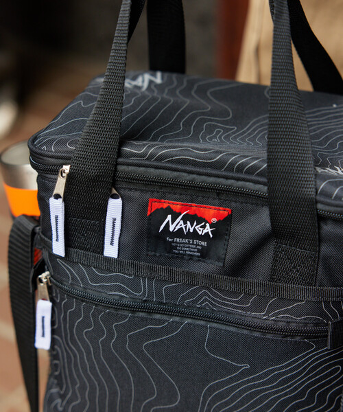 NANGA（ナンガ）の「NANGA × FREAK'S STORE/ナンガ × フリークスストア 別注 SOFT COOLER 10L ソフトクーラー 10L（アウトドアグッズ・メンズ・グレー/ブラック・ONE SIZE）」の12枚目の写真