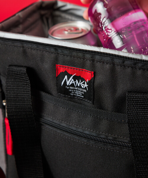 NANGA（ナンガ）の「NANGA × FREAK'S STORE/ナンガ × フリークスストア 別注 SOFT COOLER 10L ソフトクーラー 10L（アウトドアグッズ・メンズ・グレー/ブラック・ONE SIZE）」の21枚目の写真