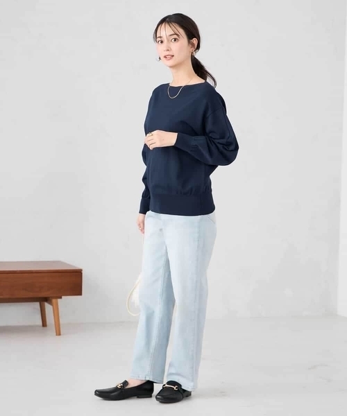 a.v.v(アーヴェヴェ)の「ストレートデニムパンツ(その他パンツ・レディース・ブルー/ライトグレー/ダークインディゴブルー・34/42/36/38/40)」の5枚目の写真